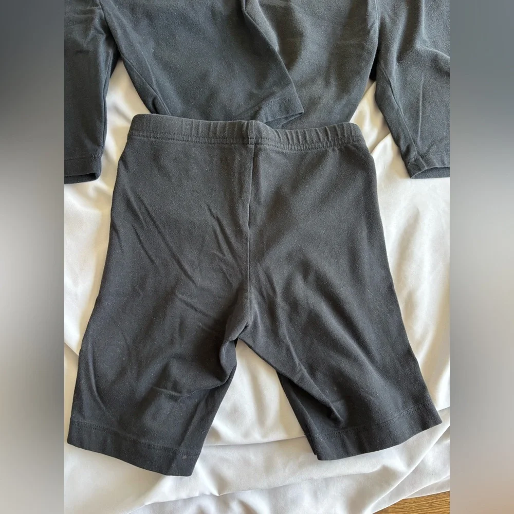 Cat & Jack and Old Navy Black Biker Shorts Bundle of 3 Kids Size Medium 8